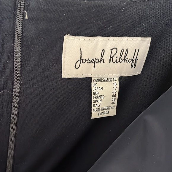 Off the shoulder navy dress - Picture 2 of 3